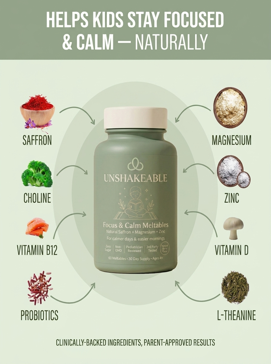 Unshakeable Kids — Focus & Calm Meltables™"